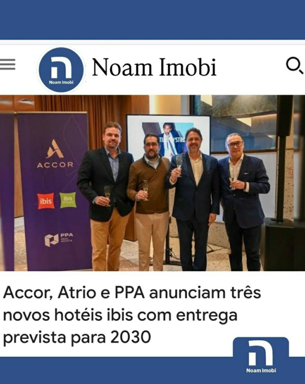 ACCOR ANUNCIA TRÊS NOVOS HOTÉIS IBIS E REFORÇA APOSTA NO BRASIL